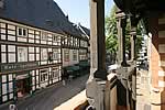 Blick in die Gasse neben dem Goslarer Rathaus