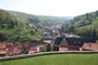 Blick vom Schloss auf Stolberg